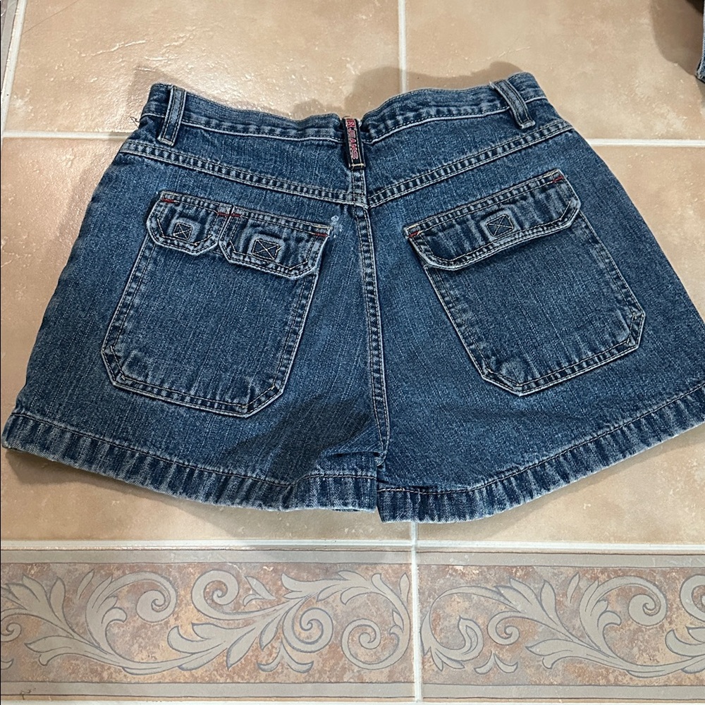 Classic Blue Denim Jean Shorts - Picture 5 of 5